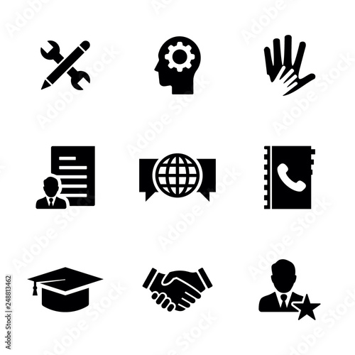CORPORATE SOCIAL RESPONSIBILITY ICON SET