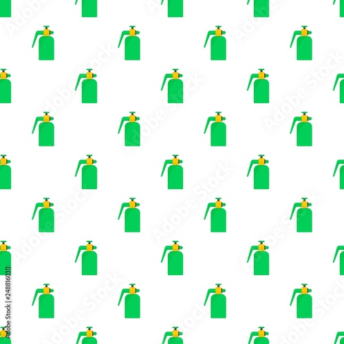 Garden spray bottle icon. Flat illustration of garden spray bottle vector icon for web design