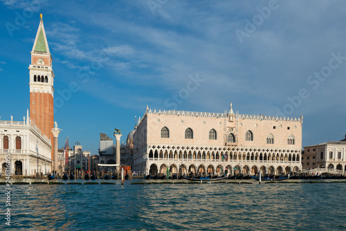 San Marco Square and Bell Tower in Venice, Italy. © Mats Silvan