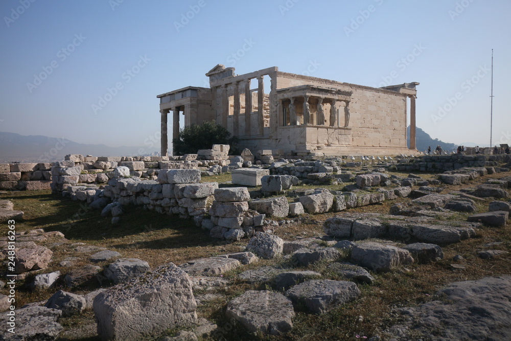 Temple of the Parthenon in Athens