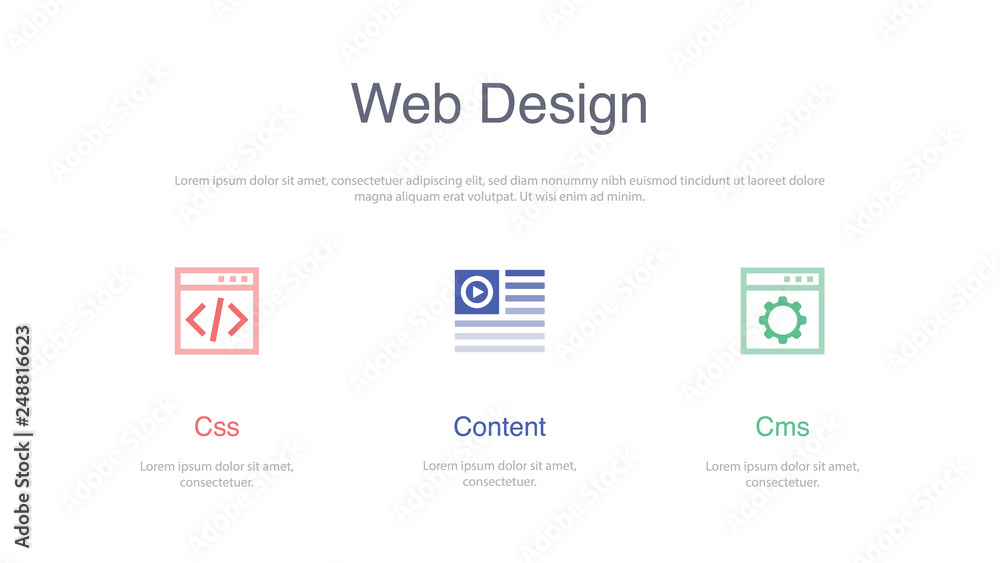 WEB DESIGN BANNER CONCEPT