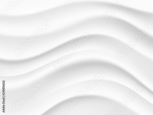 abstract background vector white and gray tone, wave overlapping with shadow modern concept, space for text or message web and book design