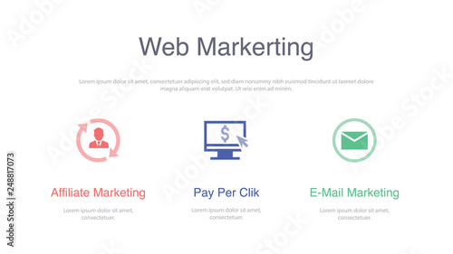 WEB MARKETING BANNER CONCEPT