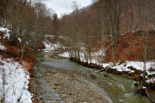 River in winter time