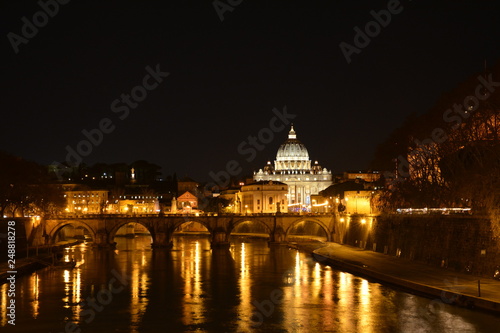 night view of rome