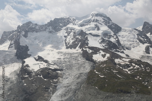 Beautiful mountain landscape, Pennine alps, Zermatt, Switzerland