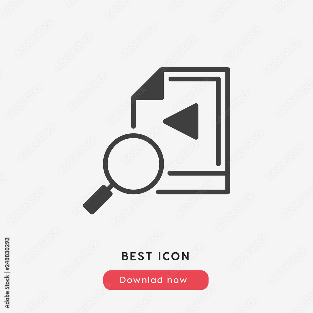 search playlist icon vector search playlist icon vector