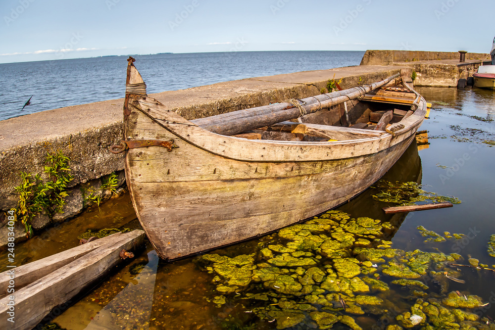 old fishing boat