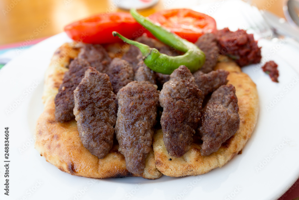 Delicious Turkish Traditional Kofte 