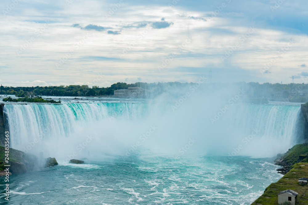 Close up of the beautiful Horseshoe Fall Close up of the beautiful Horseshoe Fall