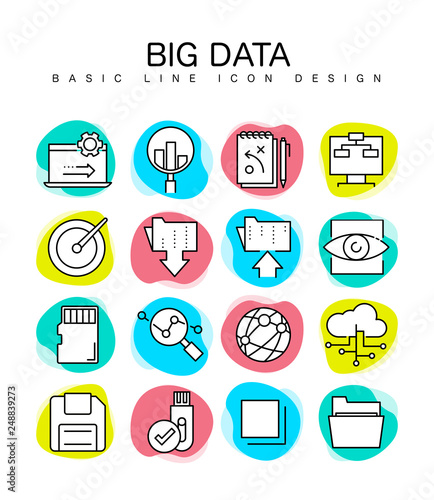 BIG DATA ICON SET