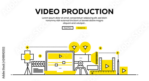 VIDEO PRODUCTION BANNER CONCEPT