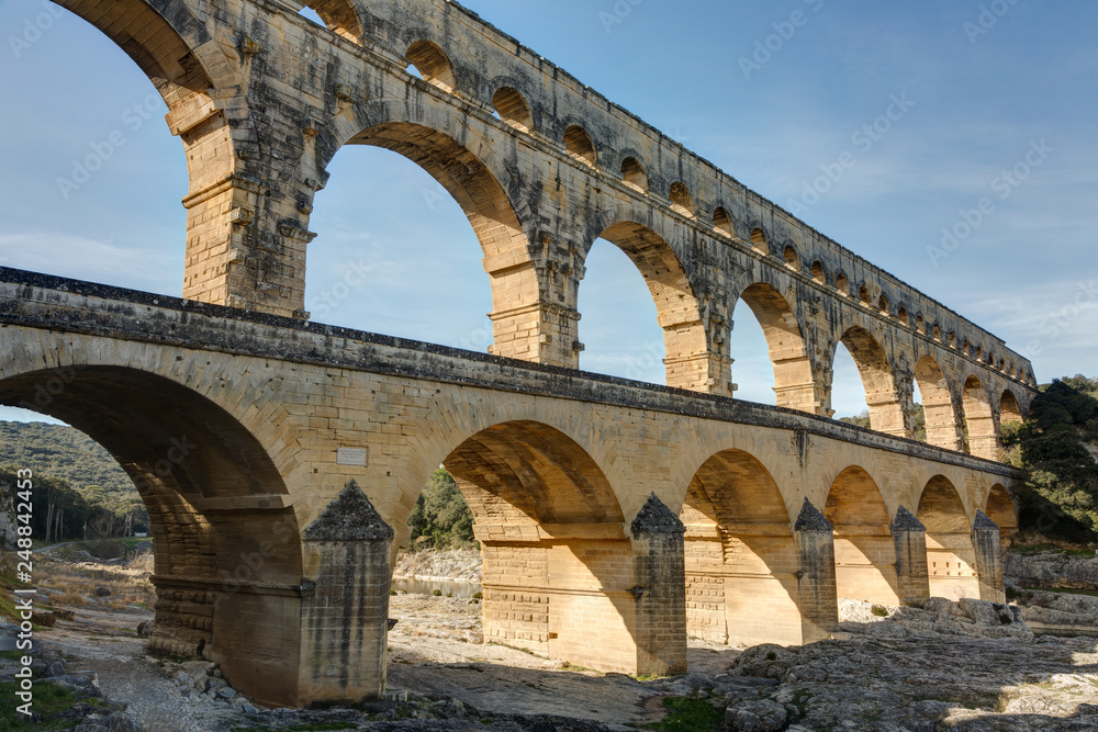 Pont du Gard - Vers-Pont-du-Gard - Occitanie - France Pont du Gard - Vers-Pont-du-Gard - Occitanie - France