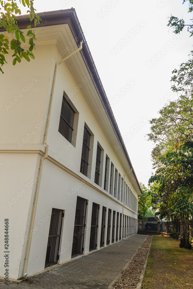 An old convicts jail in Bangkok, Thailand. At present, this prison is the public park named 