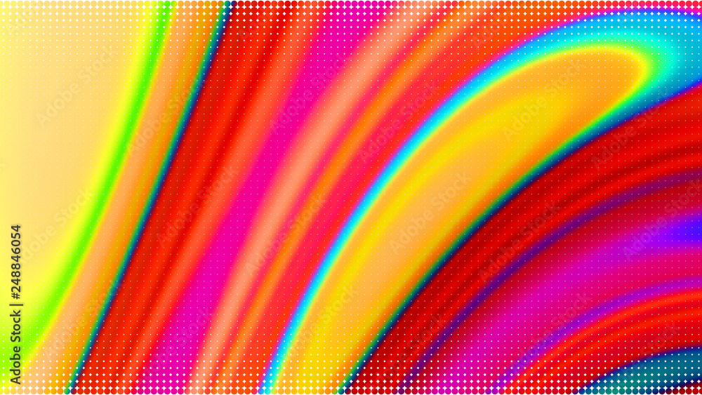 Fototapeta premium Abstract holographic wavy lines. Background for banner headline, presentation, corporate identity, flyer, poster, cover backdrop, wallpaper. Vector EPS10. Not trace, include mesh gradient only