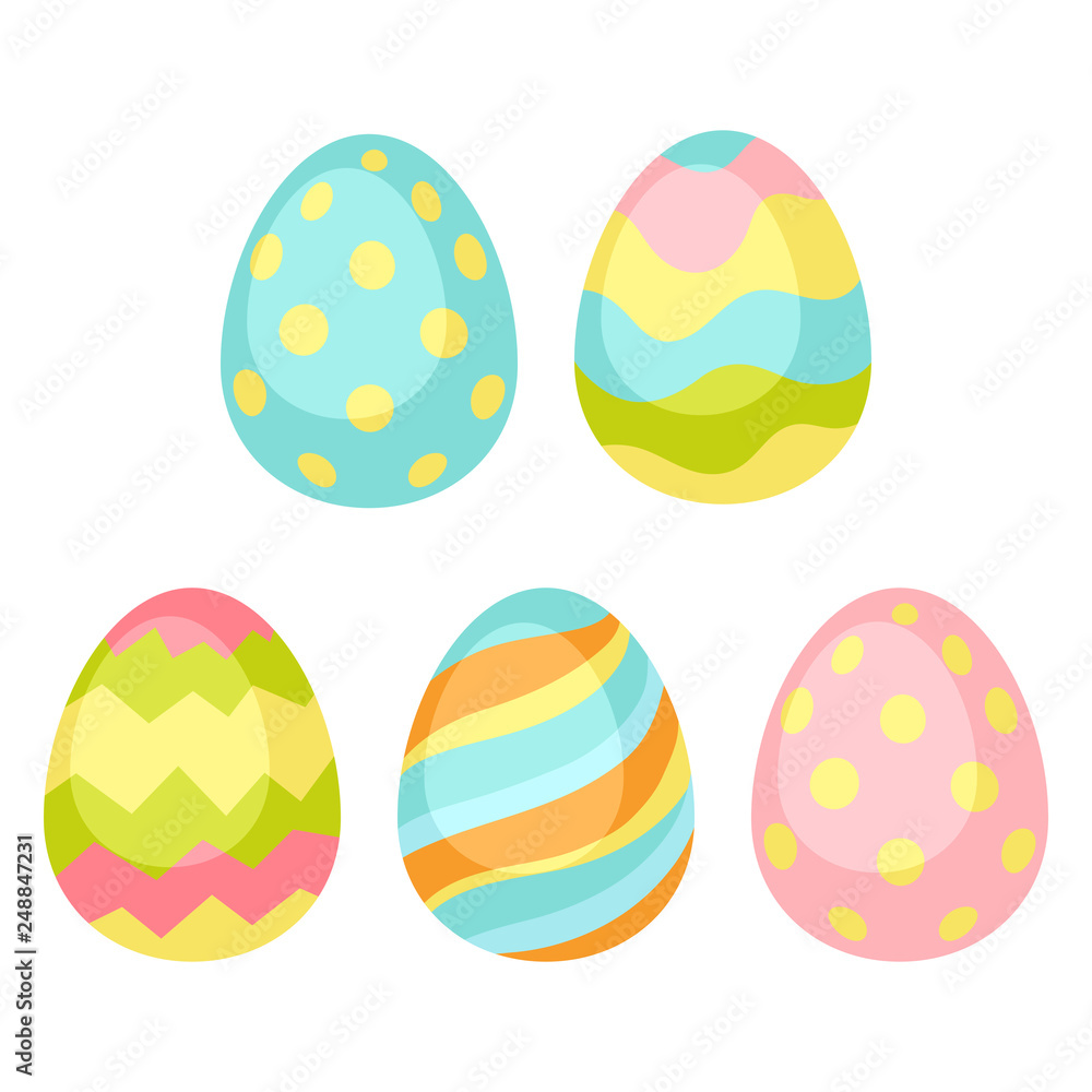 Happy Easter seamless pattern wiht eggs.