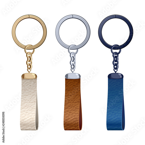 China Leather Key Chain Logo, Leather Key Chain Logo Wholesale