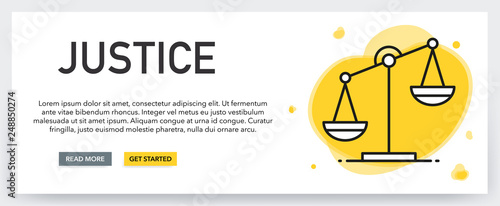 JUSTICE BANNER CONCEPT