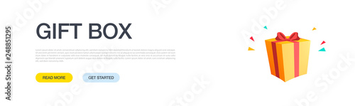 GIFT BOX BANNER CONCEPT