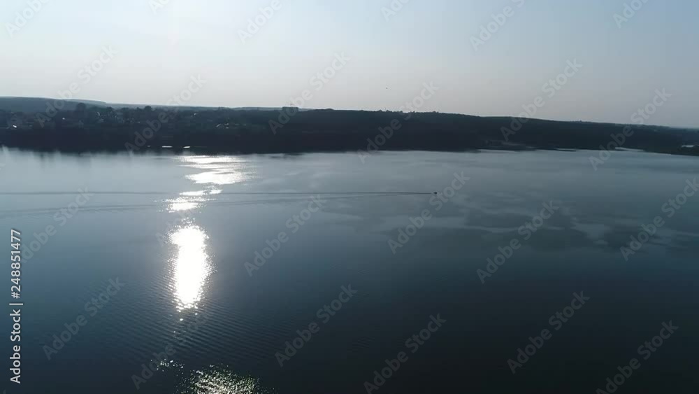 aerial view Cathedral,lake, quay Ternopil, Ukraine aerial view Cathedral,lake, quay Ternopil, Ukraine