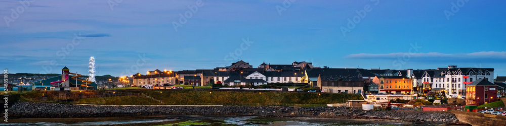 Famous touristic town Bundoran in Donegal, Ireland Famous touristic town Bundoran in Donegal, Ireland