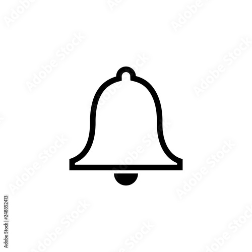 bell, notification icon symbols vector