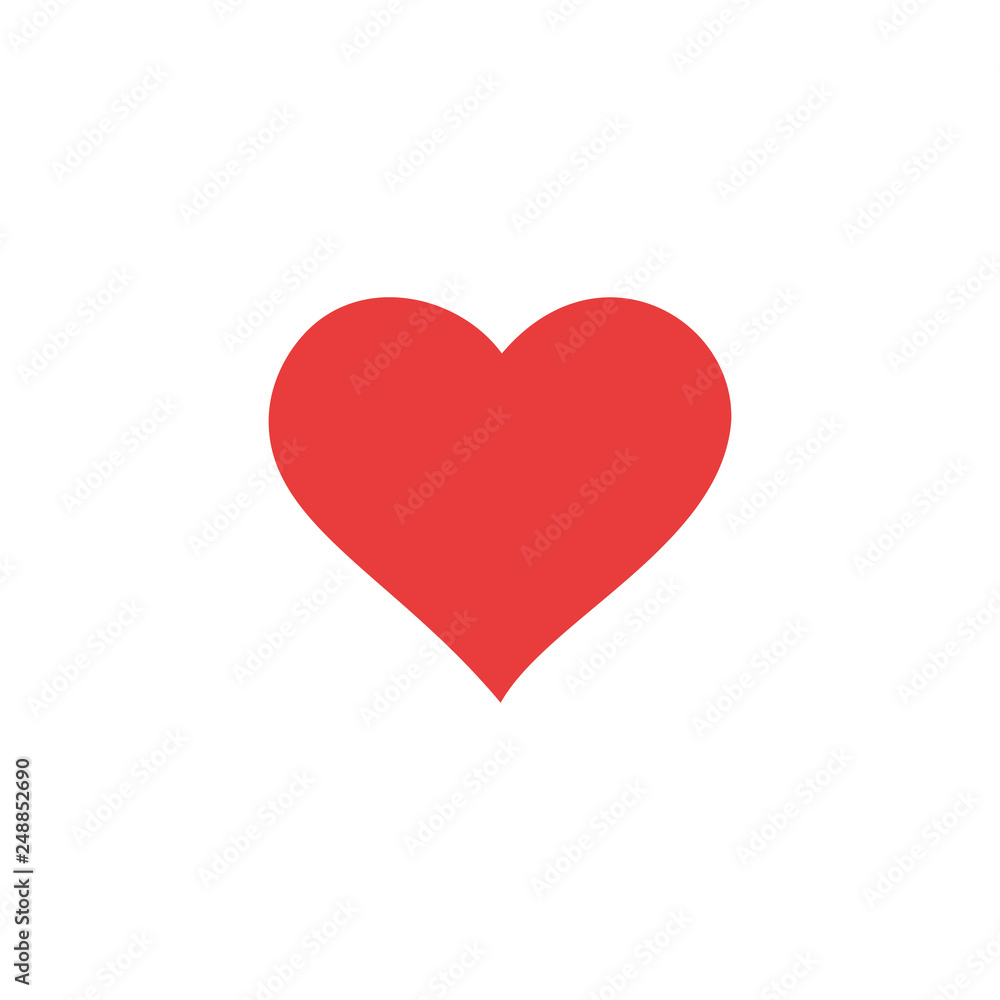 Heart icons, symbol of love vector