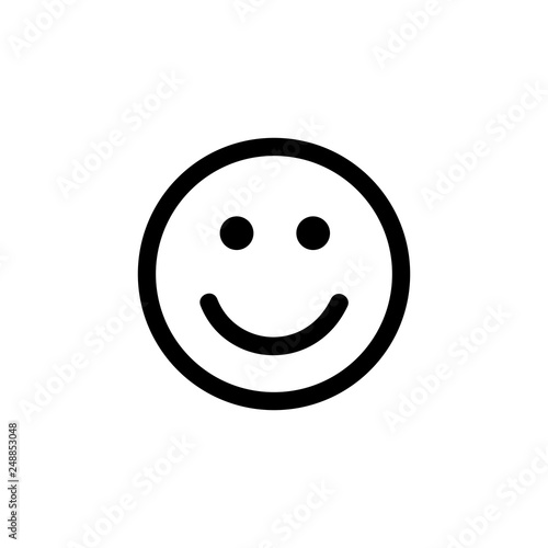 smile emoticons, emoji icon vector