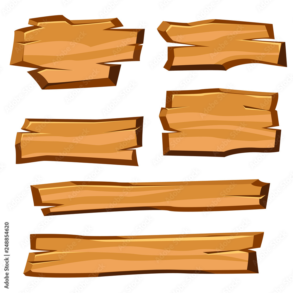 10+ Cartoon Wood Plank