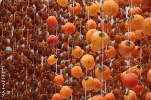 dalat natural dried persimmon made by japanese technique