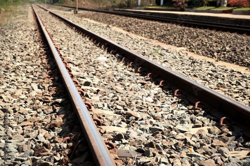 Train station and railway