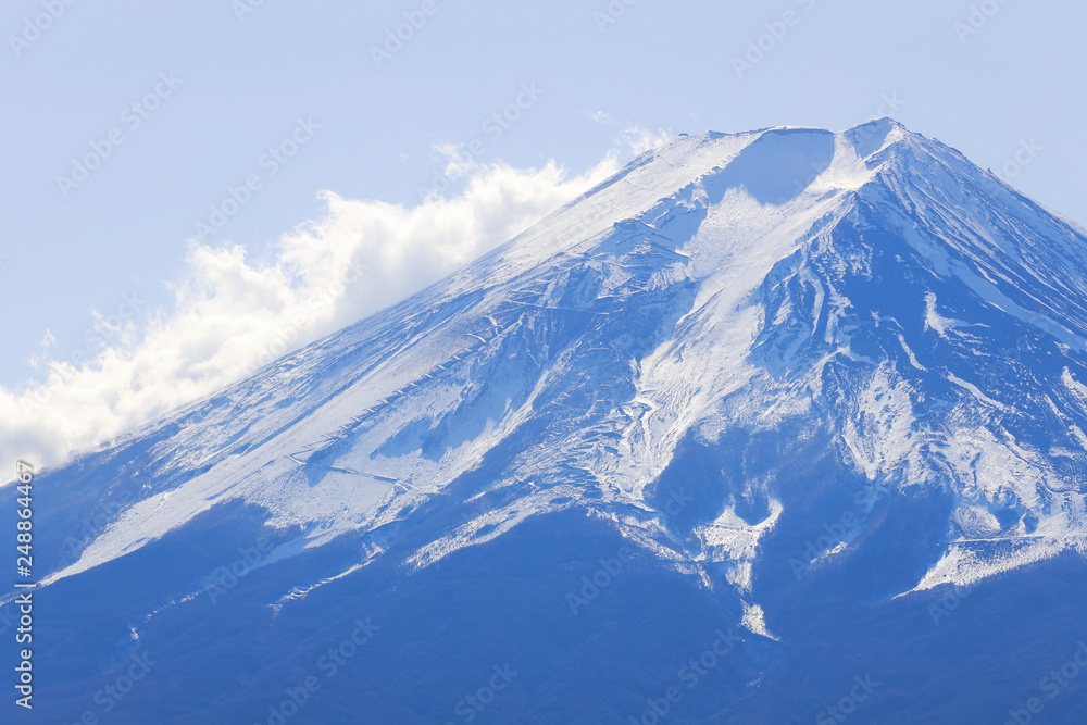 Close up of Fuji mountain Close up of Fuji mountain