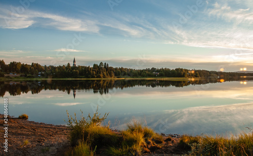 the church of särna in sweden