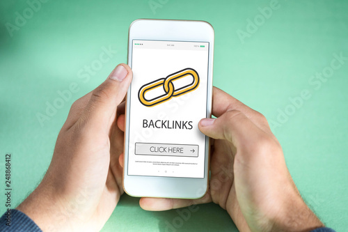 BACKLINKS  CONCEPT ON SCREEN