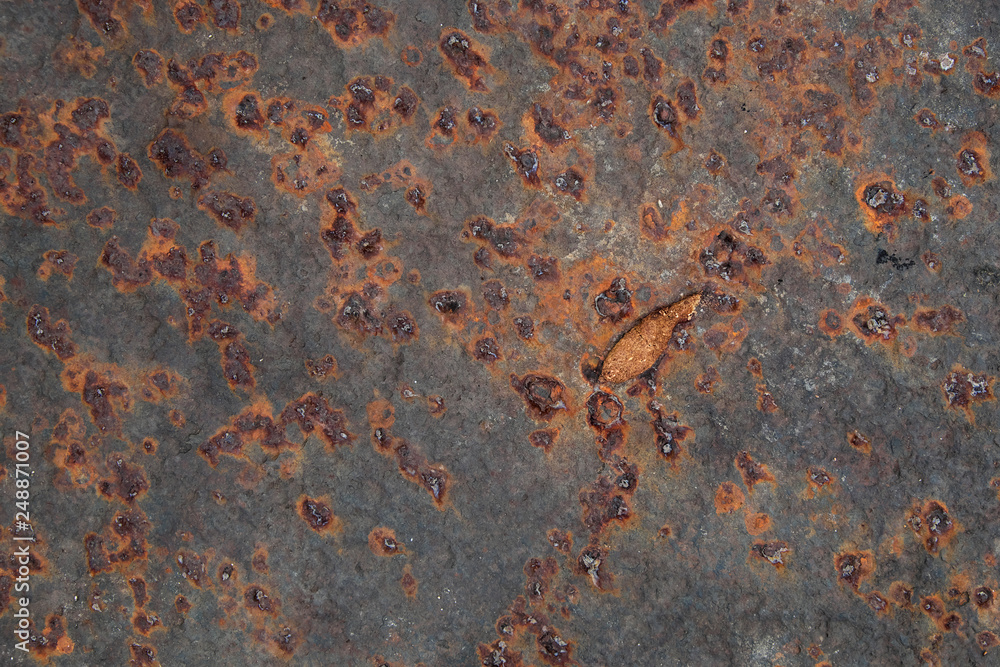 Old rustic metal sheet closeup, grunge texture Old rustic metal sheet closeup, grunge texture