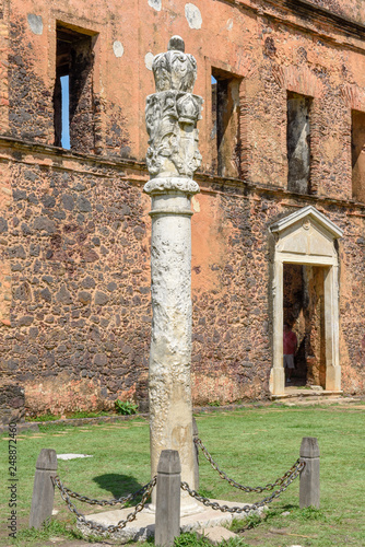 Matriz Church ruins in the historic city of Alcantara, Brazil photo