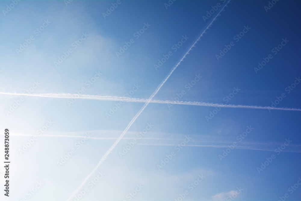 aircraft trail aircraft trail