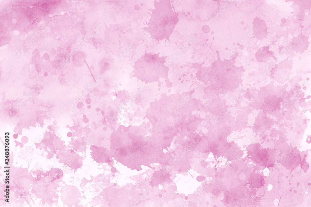 Pink ink and watercolor textures on white paper background. Paint leaks and ombre effects. Hand painted abstract image. Pink ink and watercolor textures on white paper background. Paint leaks and ombre effects. Hand painted abstract image.