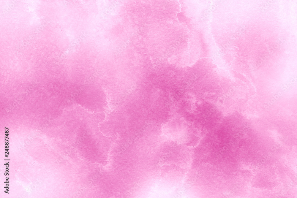 Pink ink and watercolor textures on white paper background. Paint leaks and ombre effects. Hand painted abstract image. Pink ink and watercolor textures on white paper background. Paint leaks and ombre effects. Hand painted abstract image.