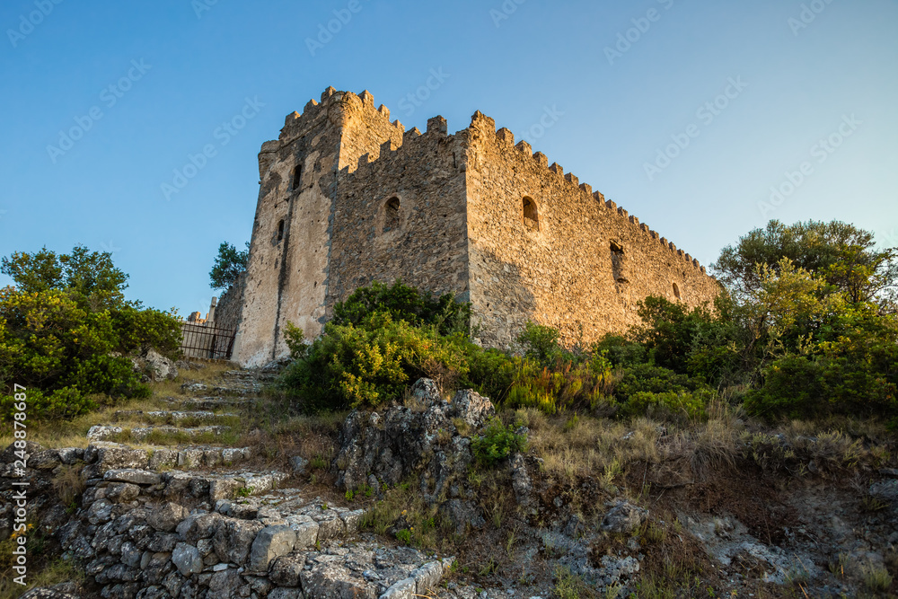 Kapetanakis yard - the medieval fortress in Messenia near Kalamata