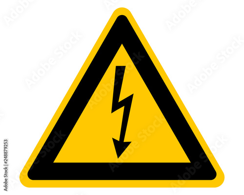 Warnschild Starkstrom