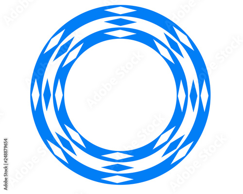 Bayerische Fahne als Ring