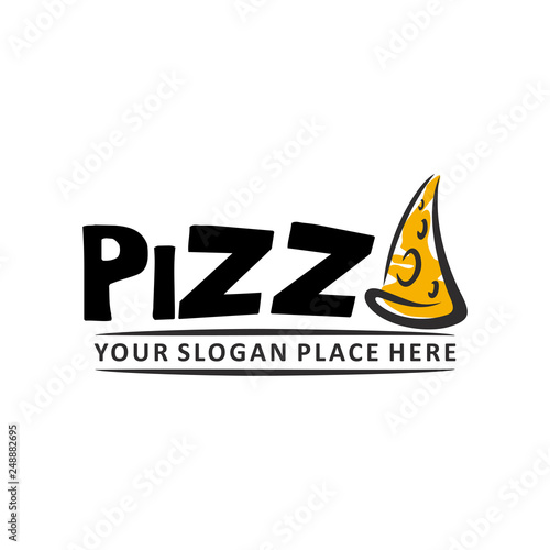 Pizza teks logo