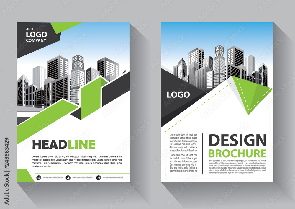 Business abstract vector template. Brochure design, cover modern layout, annual report, poster, flyer in A4 with colorful triangles, geometric shapes for tech, science, market with light background Business abstract vector template. Brochure design, cover modern layout, annual report, poster, flyer in A4 with colorful triangles, geometric shapes for tech, science, market with light background