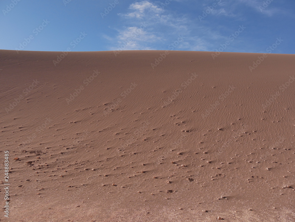 Naklejka premium sand dunes in desert Atacama