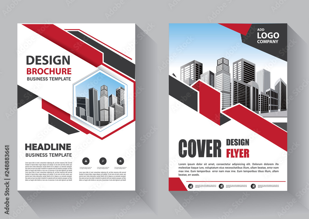 Business abstract vector template. Brochure design, cover modern layout, annual report, poster, flyer in A4 with colorful triangles, geometric shapes for tech, science, market with light background Business abstract vector template. Brochure design, cover modern layout, annual report, poster, flyer in A4 with colorful triangles, geometric shapes for tech, science, market with light background