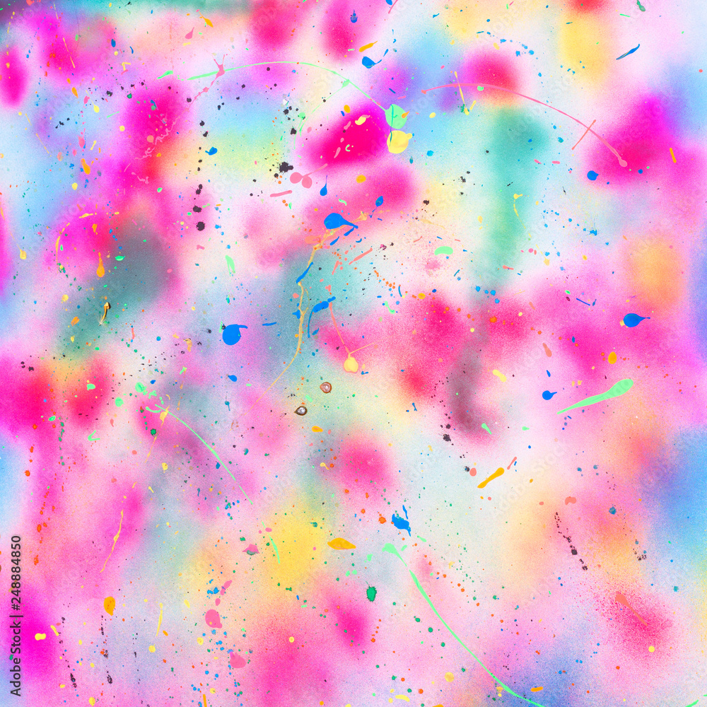 abstract colorful painted background, pop colors