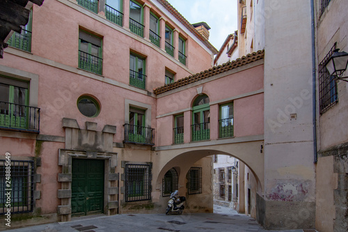passageway between old houses  in the historic center of Cuenca. © DoloresGiraldez