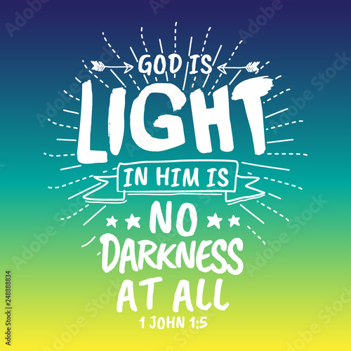 bible quotes 1 john, text typography design vetor