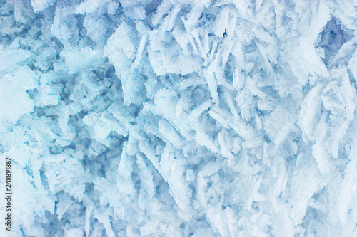 Background of blue ice meth crystal style photo